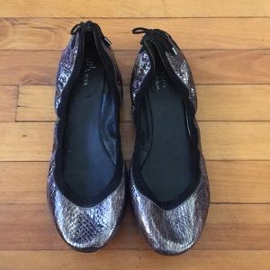 Cole Haan Nike Air Metallic Ballet Flats